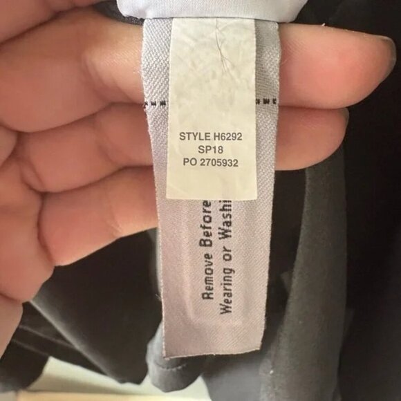 J. Crew size 6 Elegant Black crepe Wrap Dress, fitted cuffs , adjustable tie - Picture 6 of 11